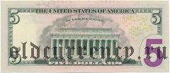 США, 5 долларов 2013 года