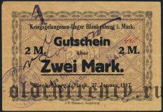 Германия, Blankenburg i. Mark, 2 марки 1917 года