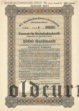 Zentrale fur Bodenkulturkredit, Berlin, 1000 goldmark 1930