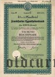 Frankfurter Hypothekenbank, 1000 reichsmark 1940