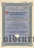 Deutsche Hypothekenbank, Berlin, 8%, 100 goldmark 1929