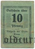 Клеве (Cleve), 10 пфеннингов 1920 года