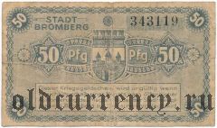 Бромберг (Bromberg), 50 пфеннингов 1919 года