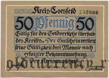 Косфельд (Coesfeld), 50 пфеннингов (1920) года