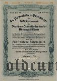 Deutschen Centralbodenkredit, Berlin, 4%, 5000 reichsmark 1942