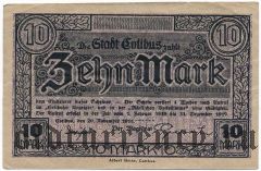 Котбус (Cottbus), 10 марок 1918 года