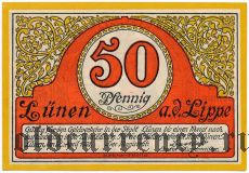 Люнен (Lünen), 50 пфеннингов 1921 года