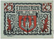 Эммерих (Emmerich), 25 пфеннингов 1920 года