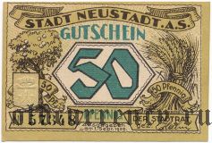Нойштадт (Neustadt), 50 пфеннингов 1920 года
