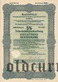 MANSFELD, Eisleben, 1000 reichsmark 1939