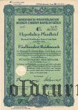 Rheinisch-Westfalische Boden-Credit-Bank in Koln, 4%, 500 рейхсмарок 1942