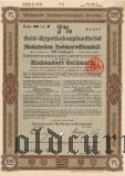 Sachsischen Bodencreditanstalt, 7%, 100 goldmark 1926