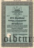 Schlesische Landeskreditanstalt, Breslau, 100 reichsmark 1939