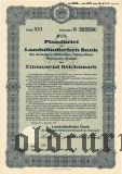 Landstandischen Bank, Bautzen, 1000 reichsmark 1937