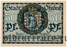 Ордруф (Ohrdruf), 50 пфеннингов 1921 года