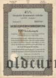 Deutschen Kommunal-Anleihe, 100 reichsmark 1939