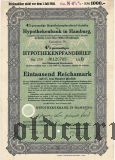 Hypothekenbank in Hamburg, 1000 reichsmark 1935