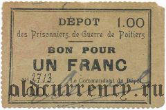 Франция, Poitiers, 1 франк