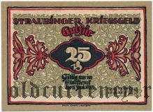 Штраубинг (Straubing), 25 пфеннингов 1918 года