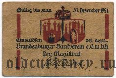 Бранденбург (Brandenburg), 10 пфеннингов 1921 года