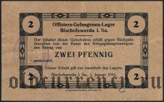 Германия, Bischofswerda i. Sa., 2 пфеннинга 1916 года
