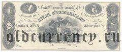 США, Tradesmen's Bank, 5 долларов 1823 года