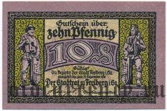 Фрайберг (Freiberg), 10 пфеннингов 1918 года