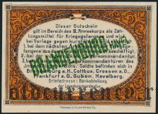 Германия, Brandenburg, 10 марок 1917 года