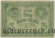 Кременец, Магистрат (польская оккупация), 3 марки 1920 года