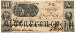 США, Manual Labor Bank, 10 долларов 1836 года