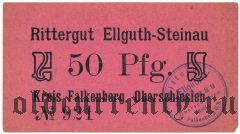 Эльгут-Штайнау (Ellguth-Steinau), 50 пфеннингов 1919 года