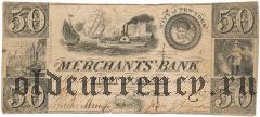 США, Merchants Bank, 50 долларов 1837 года