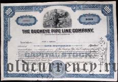 США, The Buckeye Pipe Line Company, 100 долларов 1956 года