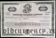 США, American Cyanamid Company, 5000 долларов 1971 года