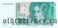 ФРГ, 20 марок 1993 года