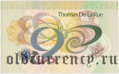 Thomas De La Rue, рекламная банкнота