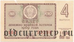 РСФСР, денежно-вещевая лотерея 1969 года, 4 выпуск