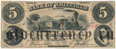 США, Bank of Whitfield, 5 долларов 1860 года