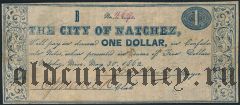 США, City of Natchez, 1 доллар 1862 года