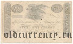 США, Нью-Йорк, 25 центов (1835-45) гг.