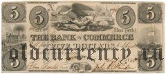 США, The Bank of Commerce, 5 долларов 1845 года