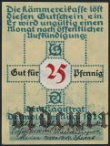 Детмольд (Detmold), 25 пфеннингов 1920 года