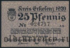 Эркеленц (Erkelenz), 25 пфеннингов 1920 года