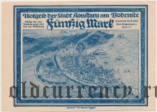 Констанц (Konstanz), 50 марок 1922 года