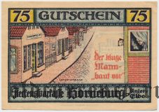 Хорнебург (Horneburg), 75 пфеннингов 1921 года