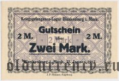 Германия, Blankenburg i. Mark, 2 марки 1917 года
