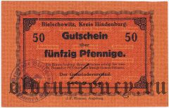 Польша, Бельшовице (Bielschowitz), 50 пфеннингов 1917 года