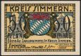Зиммерн (Simmern), 50 пфеннингов 1921 года
