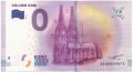 Германия, сувенирная банкнота, 0 евро 2017 года. 