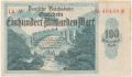 Reichsbahn (Германская ж. д.) Карлсруэ, 100.000.000.000 марок 1923 года
